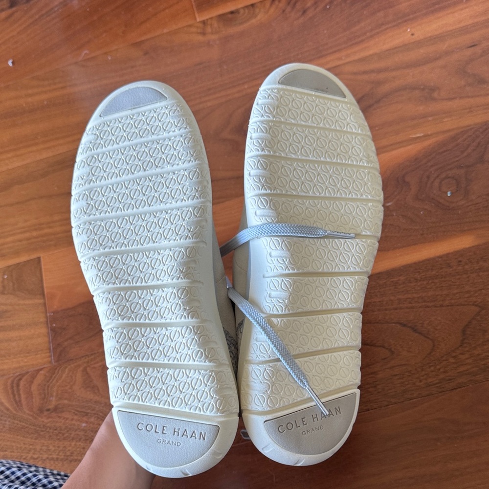 Cole Haan Sky Blue snakeskin sneakers - Picture 4 of 5